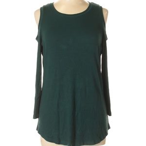 INC International Concepts Cold-Shoulder 3/4 Sleeve Women's Top